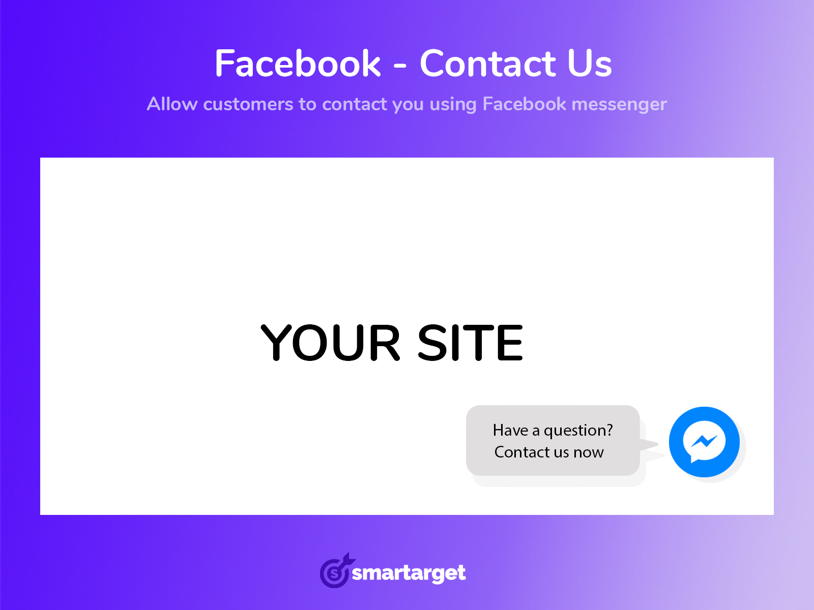 Smartarget Facebook Messenger - Contact Us Image