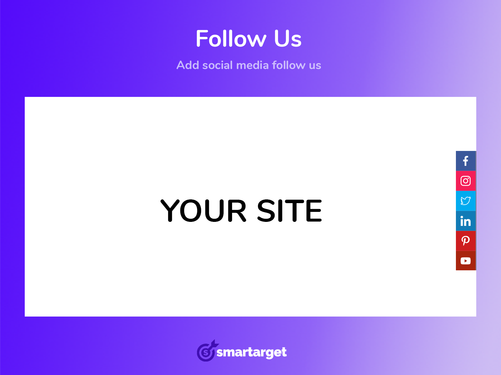 Smartarget - Social Follow Us Image